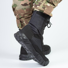 Высокие мужские Ботинки с вентиляционными отверстиями / Легкие Берцы черные размер 42 - изображение 6