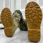 Мужские кожаные Ботинки АК на гибкой полиуретановой подошве / Водонепроницаемые Берцы койот размер 39 - изображение 4