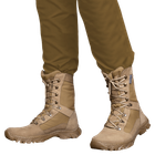 Мужские нубуковые Ботинки CamoTec DESERT на протекторной подошве / Летние Берцы до +20°C койот размер 46 - изображение 2