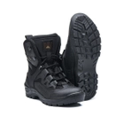 Универсальные кожаные Берцы с мембраной / Летние Ботинки на двухкомпонентной подошве черные размер 48 - изображение 7