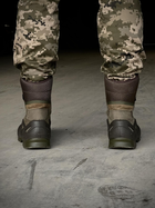 Водостойкие мужские кожаные Ботинки Single Sword с мембраной / Износостойкие Берцы хаки размер 42 - изображение 3