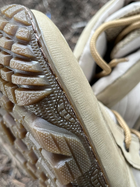 Мужские Кожаные Ботинки с мембраной на резиновой подошве / Демисезонные Берцы койот размер 43 - изображение 8