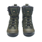 Универсальные кожаные Берцы с мембраной / Демисезонные Ботинки на двухкомпонентной подошве олива размер 38 - изображение 3