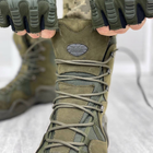 Всесезонные мужские Ботинки Scooter с мембраной / Водостойкие нубуковые Берцы олива размер 40 - изображение 2