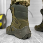 Всесезонные мужские Ботинки Scooter с мембраной / Водостойкие нубуковые Берцы олива размер 40 - изображение 3