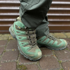 Мужские демисезонные Ботинки Alpin-Pro с ортопедической стелькой / Кожаные Берцы олива размер 43 - изображение 3