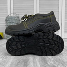 Мужские кожаные Ботинки с металлическим носком и дышащей подкладкой черные размер 43 - изображение 5