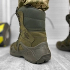 Всесезонные мужские Ботинки Scooter с мембраной / Водостойкие нубуковые Берцы олива размер 41 - изображение 3