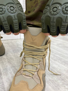 Мужские кожаные Ботинки Vogel с мембраной и полиуретановой подошвой / Всесезонные Берцы песок размер 43 - изображение 3