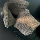 Утепленные Берцы из натуральной кожи / Зимние ботинки с меховой подкладкой в цвете койот размер 38 - изображение 8