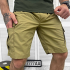 Мужские крепкие Шорты Nautilus с накладными карманами рип-стоп койот размер M - изображение 3