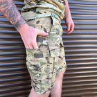 Мужские крепкие Шорты с накладными карманами рип-стоп светлый мультикам размер 2XL - изображение 3