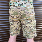 Мужские крепкие Шорты с накладными карманами рип-стоп светлый мультикам размер S - изображение 4