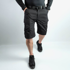 Мужские крепкие Шорты S.Archon с накладными карманами рип-стоп черные размер M - изображение 1