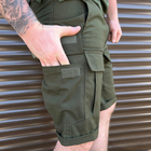 Мужские крепкие Шорты с накладными карманами рип-стоп хаки размер 3XL - изображение 3