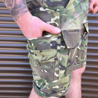 Чоловічі міцні Шорти із накладними кишенями ріп-стоп темний мультикам розмір XL - зображення 3