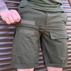 Мужские крепкие Шорты с накладными карманами рип-стоп хаки размер M - изображение 2