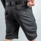 Мужские крепкие Шорты S.Archon с накладными карманами рип-стоп черные размер 3XL - изображение 7