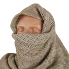 Многофункциональный маскировочный Шарф - Сетка из прочной хлопковой ткани мультикам 110х100 см - изображение 3