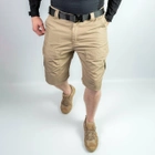 Мужские крепкие Шорты S.Archon с накладными карманами рип-стоп койот размер L - изображение 1