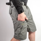Мужские крепкие Шорты S.Archon с накладными карманами рип-стоп серые размер XL - изображение 5