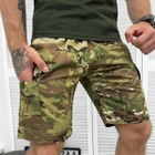 Мужские крепкие Шорты с накладными карманами и поясом на резинке реп-стоп мультикам размер XL - изображение 4