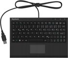 Клавіатура дротова Keysonic ACK-3410 USB Black (ACK-3410(US)) - зображення 1