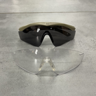 Очки защитные баллистические Revision Sawfly Max Tan 499, очки тактические сертифицированные - изображение 4