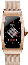 Smartwatch Kumi K18 Swarovski Gold (KU-K18/GD) - obraz 2