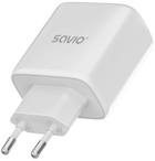 Зарядний пристрій Savio LA-06 Quick Charge 30W White (SAVLA-06) - зображення 4