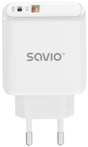 Ładowarka Savio LA-06 Quick Charge 30W Biała (SAVLA-06) - obraz 5