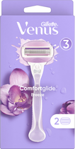 Станок для гоління жіночий Venus ComfortGlide Breeze з 2 змінними картриджами (7702018886166) - зображення 1