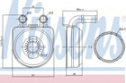 Радіатор масляний CITROEN/PEUGEOT вир-во Nissens Nissens (90650)