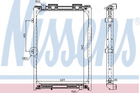 Радиатор охлаждения MAN F2000 19.343/403/463 95- пр-во Nissens Nissens (62870A)