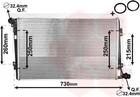Радиатор охлаждения PASSAT7/TOURAN 19TDi 05- пр-во Van Wezel Van Wezel (58002255)