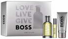 Zestaw męski Hugo Boss Butelkowana Woda toaletowa 100 ml + Żel pod prysznic 100 ml + Woda toaletowa 10 ml (3616303428457) - obraz 1