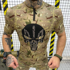 Мужская потоотводная футболка Zip Punisher Coolmax с принтом мультикам размер L - изображение 1
