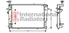 Радиатор охлаждения HYUNDAI TUCSON, KIA SPORTAGE пр-во Van Wezel Van Wezel (82002127)