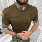Мужская футболка Hammer приталенного кроя с липучками под шевроны олива пиксель размер 2XL - изображение 1