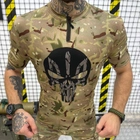 Мужская потоотводная футболка Zip Punisher Coolmax с принтом мультикам размер 2XL - изображение 1