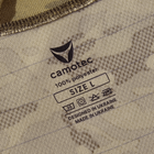 Мужская потоотводящая футболка CamoTec CM Chiton Patrol Coolpass с липучками под шевроны мультикам размер L - изображение 8