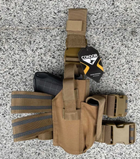 Кобура набедренная Condor Tactical Leg Holster Койот - изображение 3