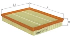 Фільтр повітряний Alpha filter Opel Astra G 2.2 16v 00-05 (AF1712)