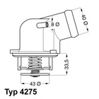 Термостат MB SSANGYONG VW пр-во Wahler WAHLER (427587D)