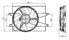 Вентилятор двигуна FORD FUSION 02- вир-во NRF NRF (47006)