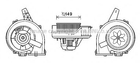Вентилятор салону AUDI, VW вир-во AVA Ava (ST8044)