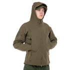 Куртка тактическая флисовая SP-Sport TY-7491 Цвет: Оливковый размер: 3XL (54-56) - изображение 7