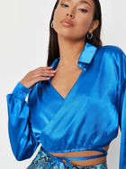 Блузка женская Missguided YX9212145 36 Синяя (DN5059384932686) - изображение 4