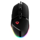 Ігрова комп'ютерна миша провідна MEETION Backlit Gaming Mouse RGB MT-G3325 5000 DPI RGB підсвічування black