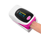 Пульсоксиметр на палец для измерения кислорода в крови OLV-80A-302A Розовый оксиметр Pulse Oximeter пульсометр - зображення 3